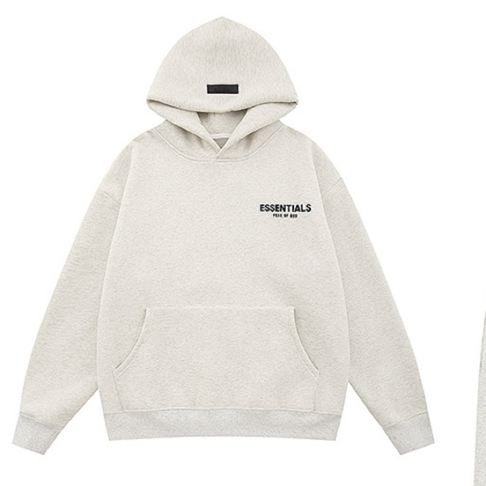 Essentials “Light Oatmeal” Hoodie and Joggers